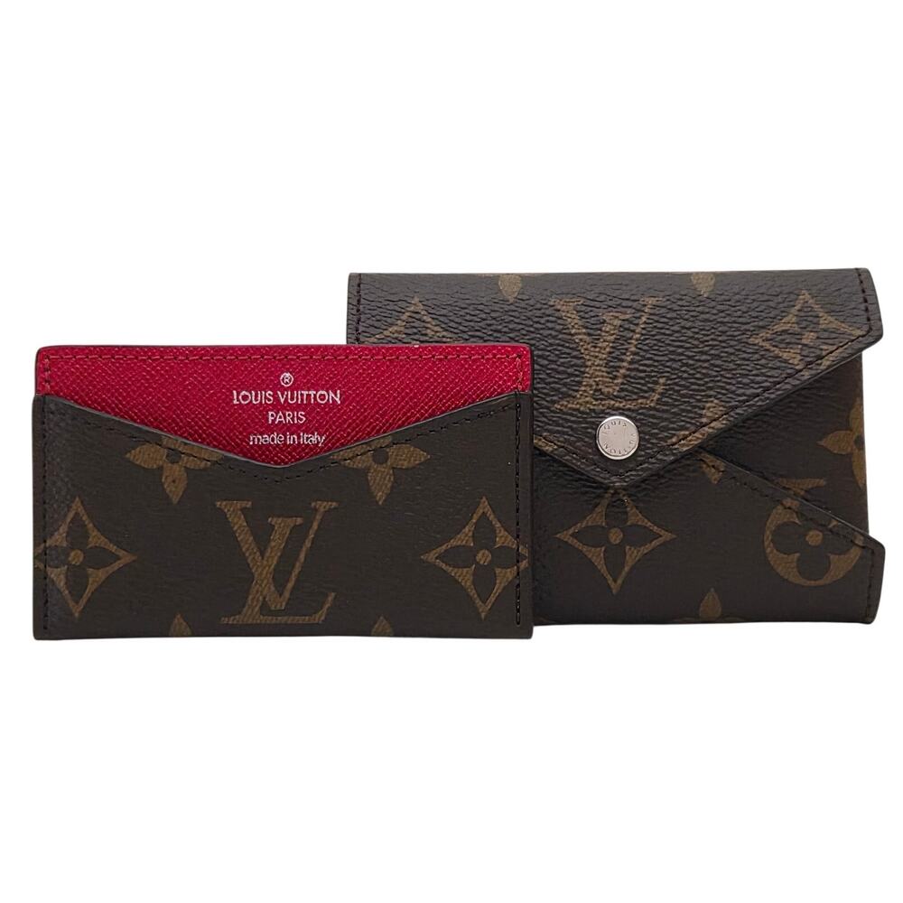 Louis Vuitton Kirigami 2-in-1 Card Holder Wallet Sari Red